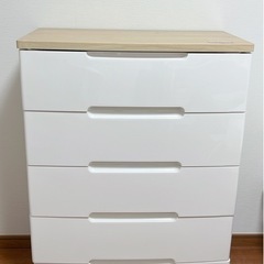 【ほぼ新品】　アイリスオーヤマ チェスト 日本 製 幅73×奥行41.5×高さ100cmの画像
