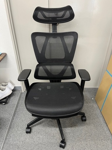 オフィスチェア　OC707 エラストマーメッシュ BK