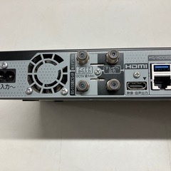 2507-648 Panasonic DMR-BW550  おうちクラウドディーガ 2018年製 リモコン付き バラ売り不可 電源ケーブルなし 動作未確認 キズ汚れ有りの画像