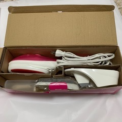 無料　スチームアイロン　ツインバード　赤の画像