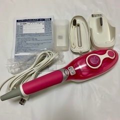 無料　スチームアイロン　ツインバード　赤の画像