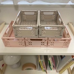 折りたたみコンテナ 収納×5　の画像