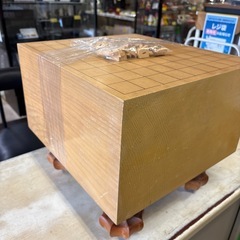 【JY008】将棋盤と駒セット　厚さ20cmの画像