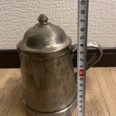 レトロ アルミ ケトル アウトドアの画像