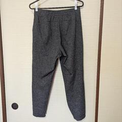 【美品】ユニクロ エアリズム ジョガーパンツ グレー Lの画像