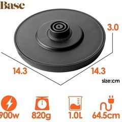【ほぼ新品】cocoiine ケトル おしゃれ 電気ケトル おしゃれ グースネック 電気ポット 1リットル ステンレス の画像