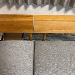 ベルメゾン　コーナーベンチソファの画像