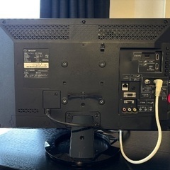 2015年製SHARP 22V型ワイドの画像
