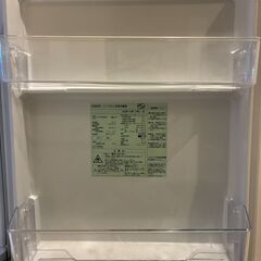 【差し上げます】冷蔵庫　AQUAノンフロン冷凍冷蔵庫　2017年製の画像