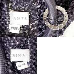 【未使用級】ANTEPRIMA アンテプリマ ワイヤーバッグ ラウンド型 パープルの画像