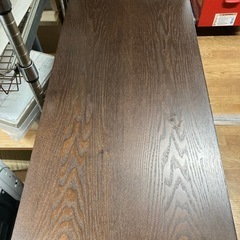 ディスプレイラック 幅77cm ブラウン 木目 中古の画像