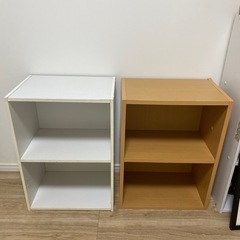 カラーボックス2個セットの画像