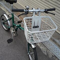 classic mimugo[クラシックミムゴ]16吋 折り畳み自転車 変速 シングル/グリーンの画像