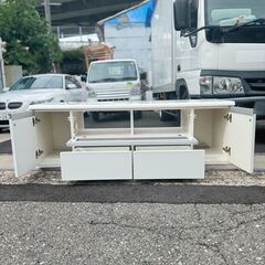 大阪❗️♻️エコマックス♻️配送も可🙌⭕️「S1078」大型ホワイトテレビボードの画像
