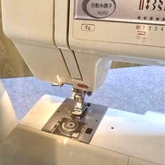 ジャノメ ミシン　Plaire900 フットコントローラー付　実働　整備ベースの画像
