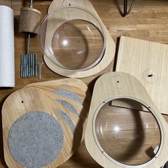 「日本メーカー」RAKU 木登りタワー 宇宙船ハンモック付き シングル キャットタワー 突っ張り 猫タワー 省スペースの画像
