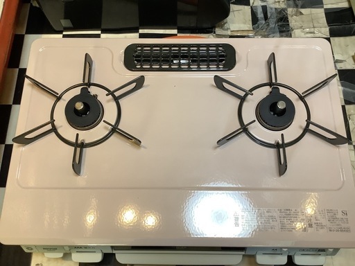 【リサイクルサービス八光】2023年製　Rinnai　ガスコンロ左強火　LPガス用　KG67PK