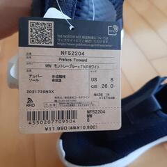 新品タグ有りTHE NORTH FACEスニーカーの画像