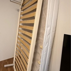 【無料】　無印　シングルベッドの画像