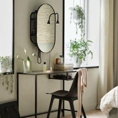 IKEA    イケア　机　ガラステーブル　オフィス家具　VITTSJÖ ヴィットショー　ビットショー　の画像