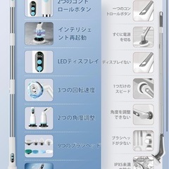 電動掃除ブラシ リモートスイッチ付 伸縮調整可 防水 軽量 コードレス 掃除の画像