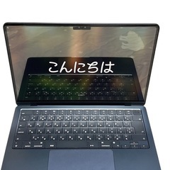 Apple MacBook Air 13インチ 2022 Apple M2 8GB SSD 256GB ミッドナイト 100% 動作確認済の画像