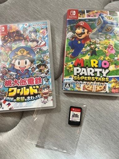 本日中　任天堂 Switch   カセット3つ付き