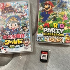 本日中　任天堂 Switch   カセット3つ付きの画像