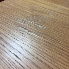 無印木製折りたたみテーブル　の画像