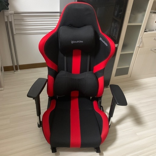 ゲーミングチェアブランド【バウヒュッテ】座椅子タイプLOC-950RR-BU