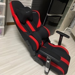 ゲーミングチェアブランド【バウヒュッテ】座椅子タイプLOC-950RR-BUの画像