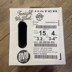 【新品・箱付き】DV8 Hater ボウリングボール - オイルに強く曲がる！の画像