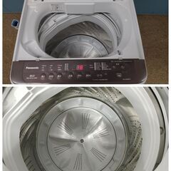 Panasonic 全自動電気洗濯機 6.0kg 2019年製 NA-F60PB13の画像