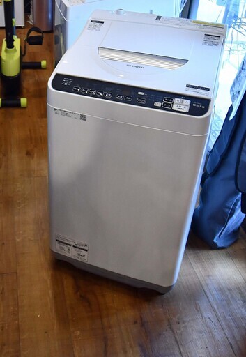 ●延長保証付き(^^♪●シャープ　乾燥機付き　洗濯機　ES-TX6GJ 中古品●相模原　横浜　神奈川●SHARP　洗濯乾燥機●