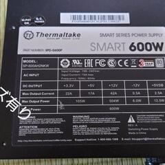 Thermaltake SMART(SPD-0600P) 600W 80PLUS STANDARD認証 ATX電源ユニット 動作確認済み PCパーツ



の画像