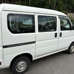 納車待ち🙇軽バン 車検２年！全込20万！陸送可！ホンダ アクティバン 9.7万km！オルタネーター交換済み！AC！ハイルーフ！パワステ！乗って帰れます！の画像