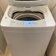 ハイアール【洗濯機7㎏】の画像