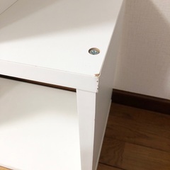 【週末希望】三段ボックス　棚　大　ホワイト　中古の画像
