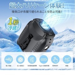 腰掛け扇風機 ベルトファン 強力 携帯扇風機 腰掛け/首掛け/卓上/手持ち の画像