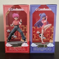 【新作セット】 らんま2分の1 Luminasta フィギュア 早乙女乱馬 シャンプー　２体セットの画像