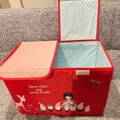 白雪姫と七人のこびと 収納BOX フタ付きの画像