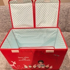 白雪姫と七人のこびと 収納BOX フタ付きの画像