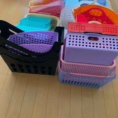 収納グッズ　各種整理整頓ケース　多数　文房具　キッチン　リビング　洗面所　おもちゃ整理　の画像