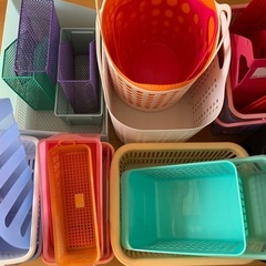 収納グッズ　各種整理整頓ケース　多数　文房具　キッチン　リビング　洗面所　おもちゃ整理　の画像