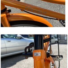 ◆早い方優先!! 使用約1カ月☆ 26インチ 自転車 オレンジ ココナッツGの画像