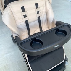 美品　使用回数10回以下　カトージ　二人でゴー　ベージュ　　　の画像