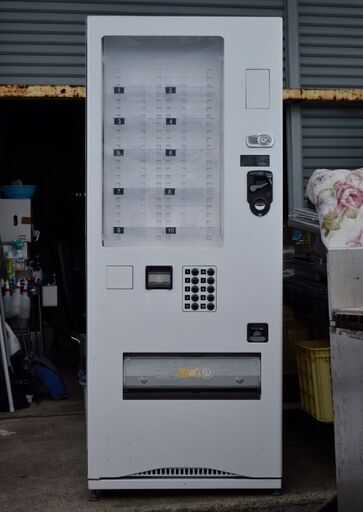 ★富士電機★21年製 小型汎用自動販売機 10セレ10押ボタン 食品対応 FRM10D5CZ1NM-M
