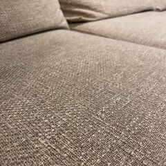 ◆🔶送料無料・設置無料有り🔶◆unico YAO covering 3Psofa｜ウニコ 3人掛けファブリックソファ 中古家具の画像