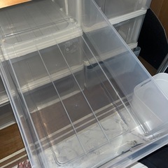 【受渡決定 】プラケース　衣装ケース　9個の画像