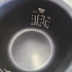 J1151 【リユースのサカイ柏店】 YAMAZEN　ヤマゼン　3合炊きマイコン炊飯ジャー　YJB-300　ホワイト　 2022年製　クリーニング済みの画像
